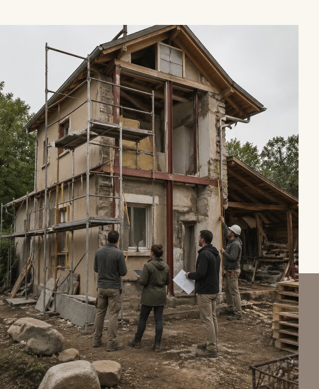 Реконструкция загородного дома под ключ в Липецке от бюро