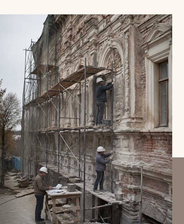 Реставрация объектов культурного наследия под ключ в Липецке
